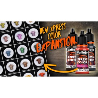 VALLEJO : GAME XPRESS 2 acrylic paint สีอะคริลิคสำหรับงานเพ้…