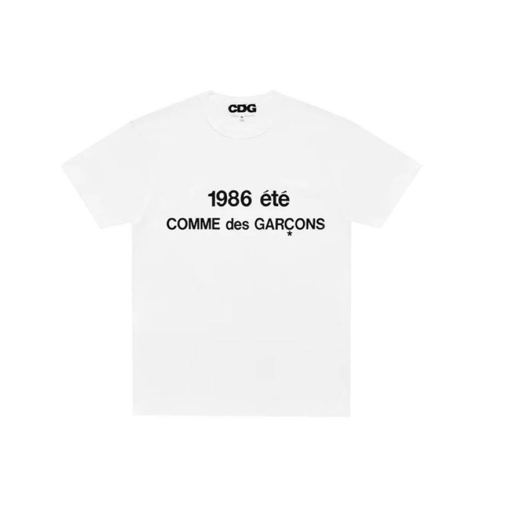 เสื้อยืด CDGCDGCDG 1986 Comme des Garçons T-Shirt (white Size: L (อก 42") 3,950.-