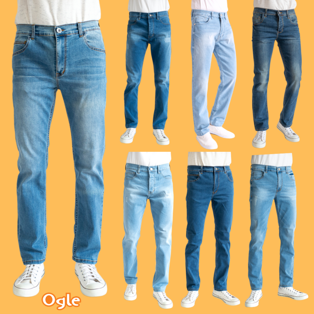 กางเกงยีนส์ผู้ชาย ยีนส์ผ้ายืด  กางเกงยีนส์กรเะบอกเล็ก หลายรุ่น ทรงสวย คุณภาพพรีเมื่ยม  Ogle 747503👉