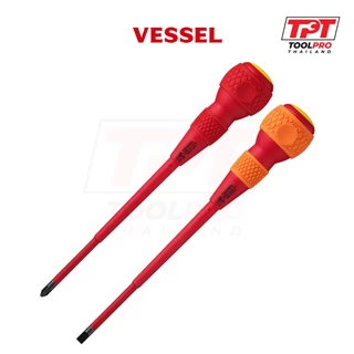 Vessel ชุดไขควง 150mm VDE Ball Grip Screwdriver Set (202PS-2)