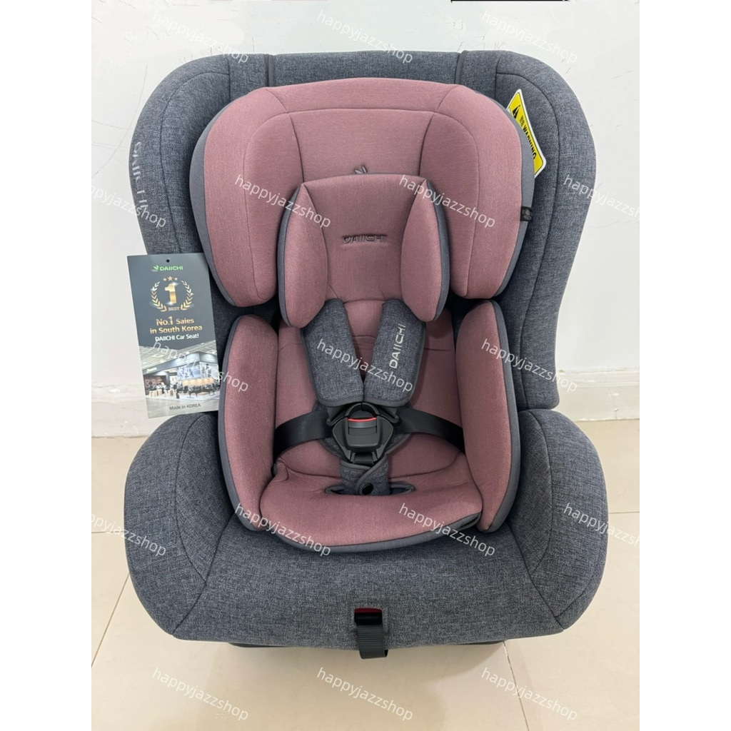 DAIICHI - First7 Plus Car Seat (ระบบBelt) สินค้ามือสอง คาร์ซีทไดอิชิยอดฮิต สีRose wood