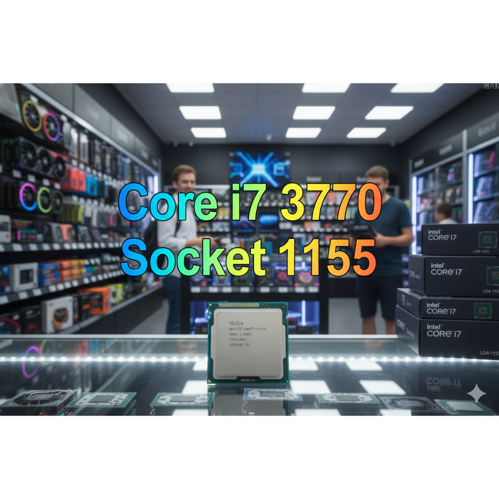 CPU INTEL Core i7-3770 4C/8T Socket 1155 ใช้เพื่ออัพเกรด เมนบอร์ด 1155