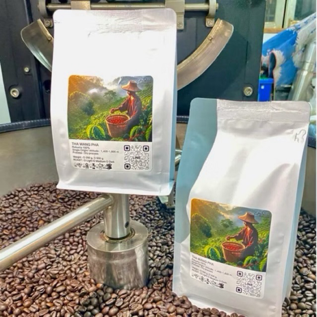 เมล็ดกาแฟโรบัสต้า น่าน 500 กรัม(เมล็ดกาแฟ กาแฟบด)