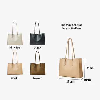 NAWOELITE Tote bag กระเป๋าสะพายไหล่ กระเป๋าถือใบใหญ่ กระเป๋าสะพายไหล่ยอดฮิต กระเป๋าแฟชั่น ใส่แท็บเล็ตได้