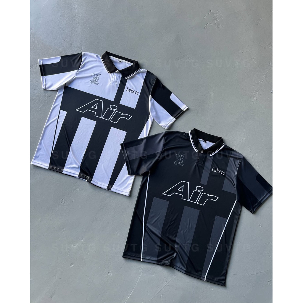 (LKA)เสื้อคอปก เสื้อพิมพ์ลาย สตรีทแฟชั่น เสื้อผู้ชาย กีฬา