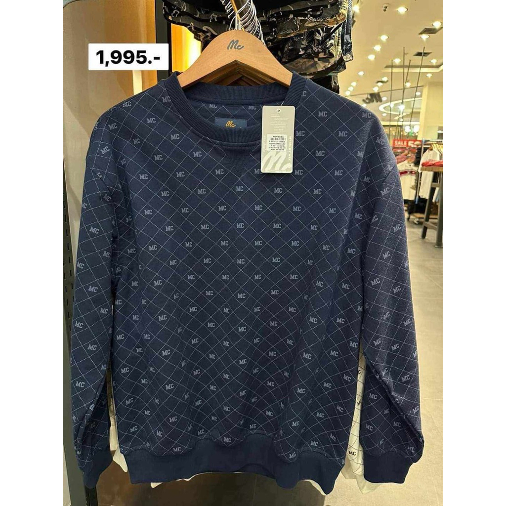 [ไซต์ S M L XL XXL] รุ่นฮิต สเวตเตอร์ Mc jeans มีบริการเก็บเงินปลายทาง