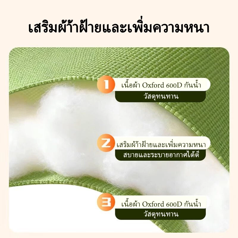 เก้าอี้แคมป์ปิ้งพนักพิงสูง โครงเหล็กคาร์บอนปรับมุมได้ thumbnail 10