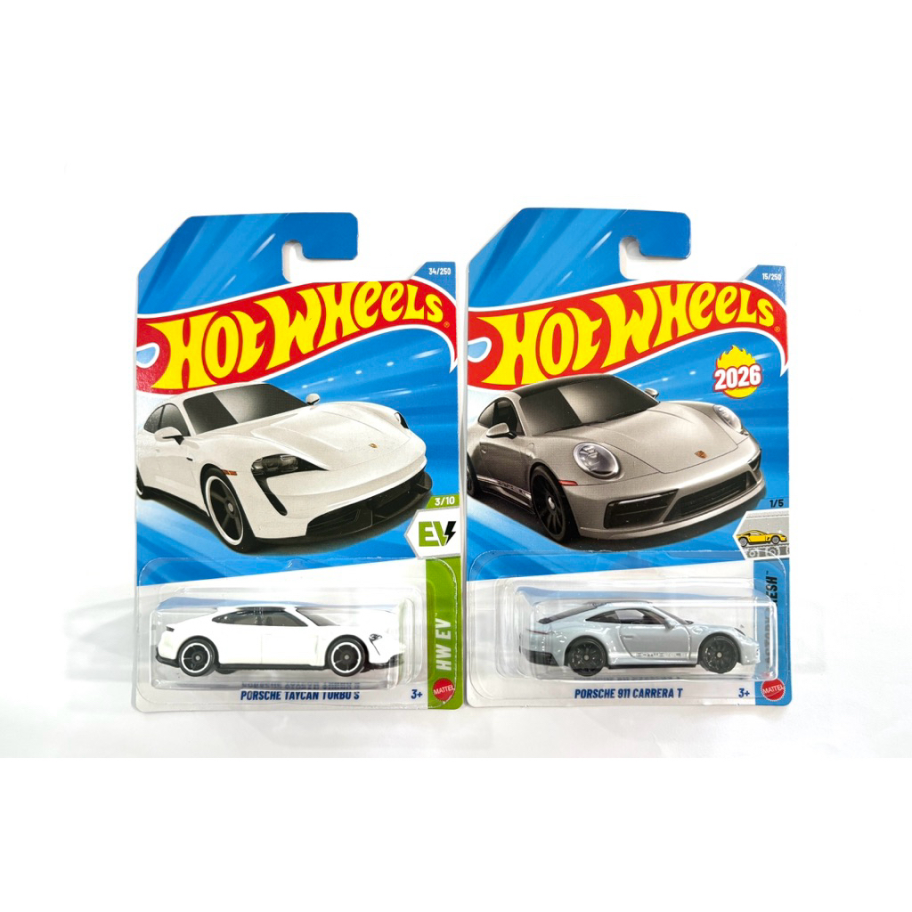 Hot Wheels | PORSCHE 911 CARRERA T‼️แพคยับ หูยับ มุมยับ‼️ | PORSCHE TAYCAN TURBO S |📦สินค้ามีพร้อมส่ง