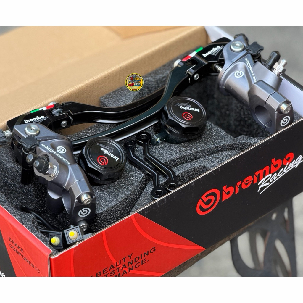 ปั้มบนคู่อิตาลี่ ปั้ม+ปั้ม(กระปุกเล็ก)ปั้มคู่ซ้ายขวาใส่XMAX PCX160ABS+ FORZA NMAX รุ่นมีดิสหลัง(ใส่ร