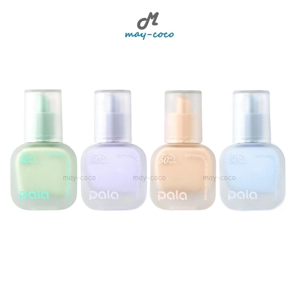 ถูก/แท้/มีไลฟ์ ไพรเมอร์ PALA Softening And Even Skin Primer SPF50+ PA+++ พาลา เมคอัพเบส ปกปิด ปรับผิว เบลอรูขุมขน ติดทน