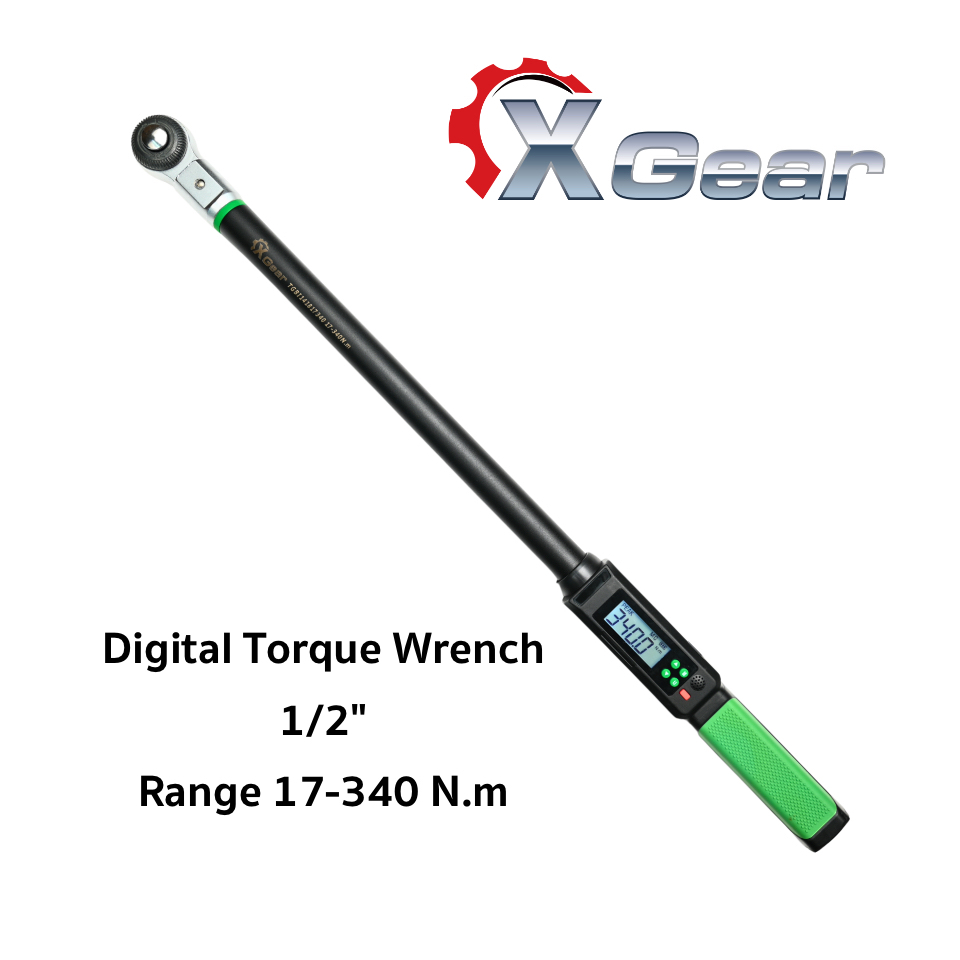 Xgear Digital Torque Wrench 1/2" 17-340 N.m