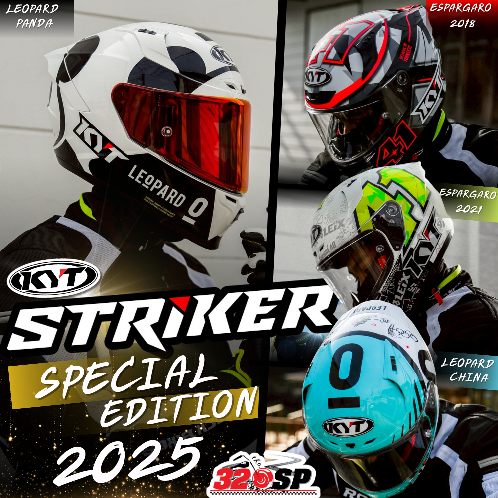 ลายใหม่ล่าสุด!! หมวกกันน็อค KYT รุ่น STRIKER SPECIAL EDITION มาใหม่ ส่งไว!! 320sp