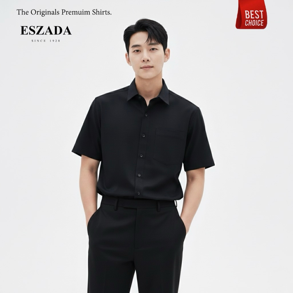 เสื้อเชิ้ตแขนสั้นคอปกผ้า OXWill (SL12) The Original Premium shirts Oxwill 100% (Ltd.) air A+