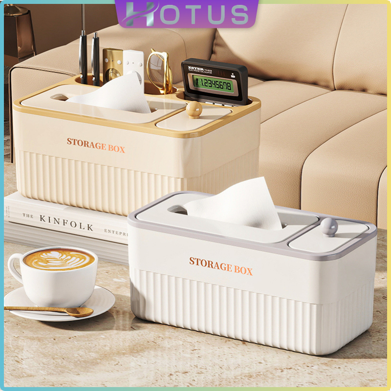 กล่องทิชชู่ วัสดุคุณภาพสูง กล่องใส่กระดาษทิชชู่ กล่องทิชชู่ มีฝาปิด สามารถถอดฝาได้ สไตร์มินิมอล ป้องกันฝุ่นและสิ่งสกปรก