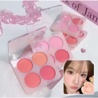 บลัช 4 สี ปัดแก้ม บลัชออนแต่งหน้า บลัชออน ไล่โทนสีสวย ละมุน เม็ดสีชัด ดูเป็นธรรมชาติ ติดทน