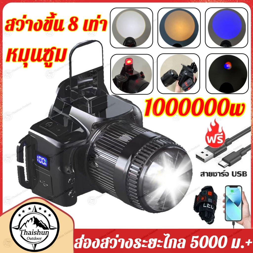 รีวิว Thaishun 2026 ไฟคาดหัว LED ตัวเทพ! ส่องได้ทุกสถานการณ์ หมดปัญหาไฟสลัว
