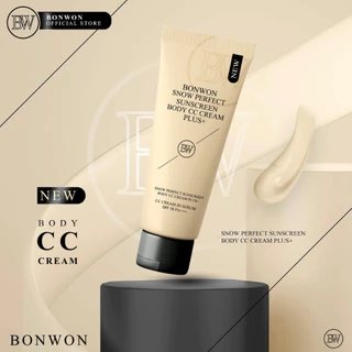 (ของแท้+พร้อมส่ง)🌞กันแดดบอนวอน SPF 50 PA+++ Bonwon Snow Perfect Body CC Cream สโนว์เพอร์เฟค บอดี้ ซีซี ครีม