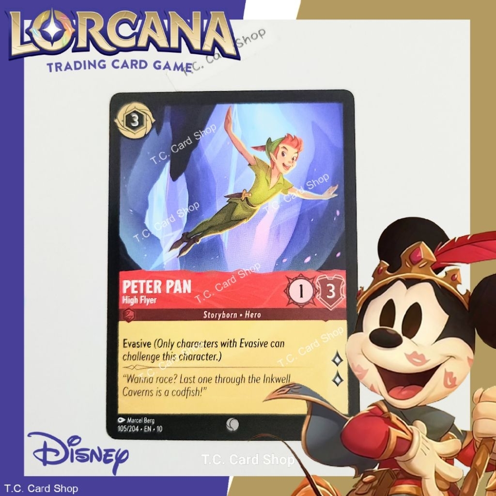 Peter Pan - Searching Far and Wide EN12 081/204 U (Wilds Unknown) - Disney Lorcana  (ดิสนีย์ ลอร์คาน่า)