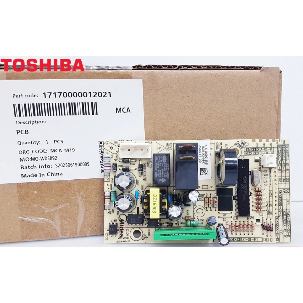 อะไหล่แท้ศูนย์//บอร์ดไมโครเวฟโตชิบ้า /TOSHIBA/พาท F17170000012021/ ใช้กับรุ่น ER-SS23(K)TH
