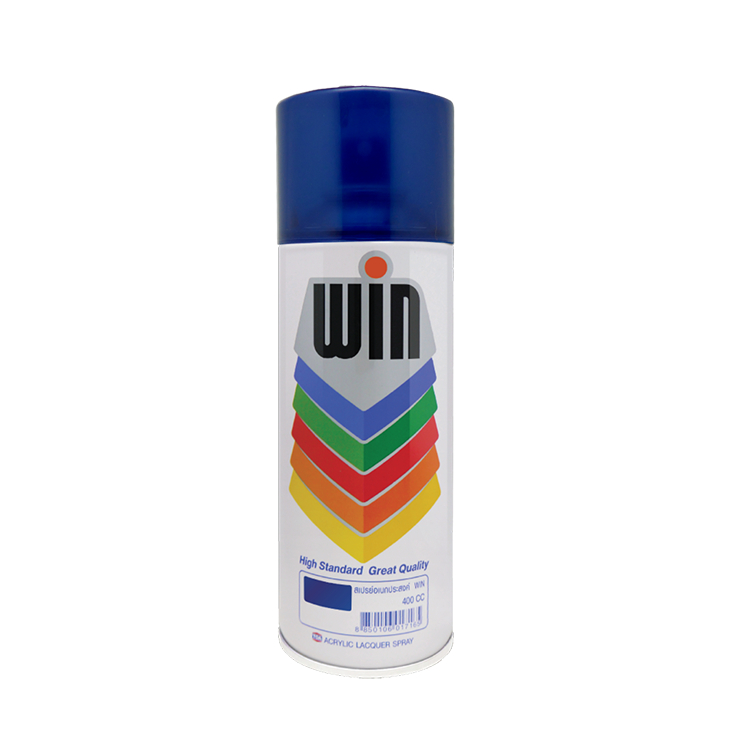 WIN  สีสเปรย์ อเนกประสงค์ ขนาด 400 ซีซี. สีแดง.  สีน้ำเงิน. 211/216