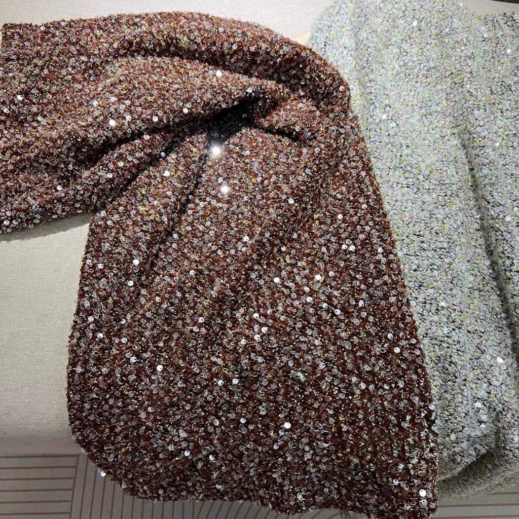 กระโปรงเลื่อมงานแน่นมาก แบบวิบวับเต็มผืนCrush sequin skirt - รูปที่ 4