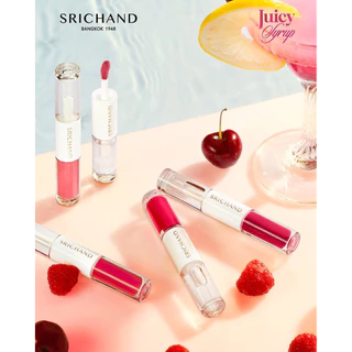 พร้อมส่ง💓| SRICHAND Juicy Syrup Duo Lasting Lip ศรีจันทร์ จูซซี่ ไซรัป ดูโอ้ ลาสติ้ง ลิป 2.6 มล.