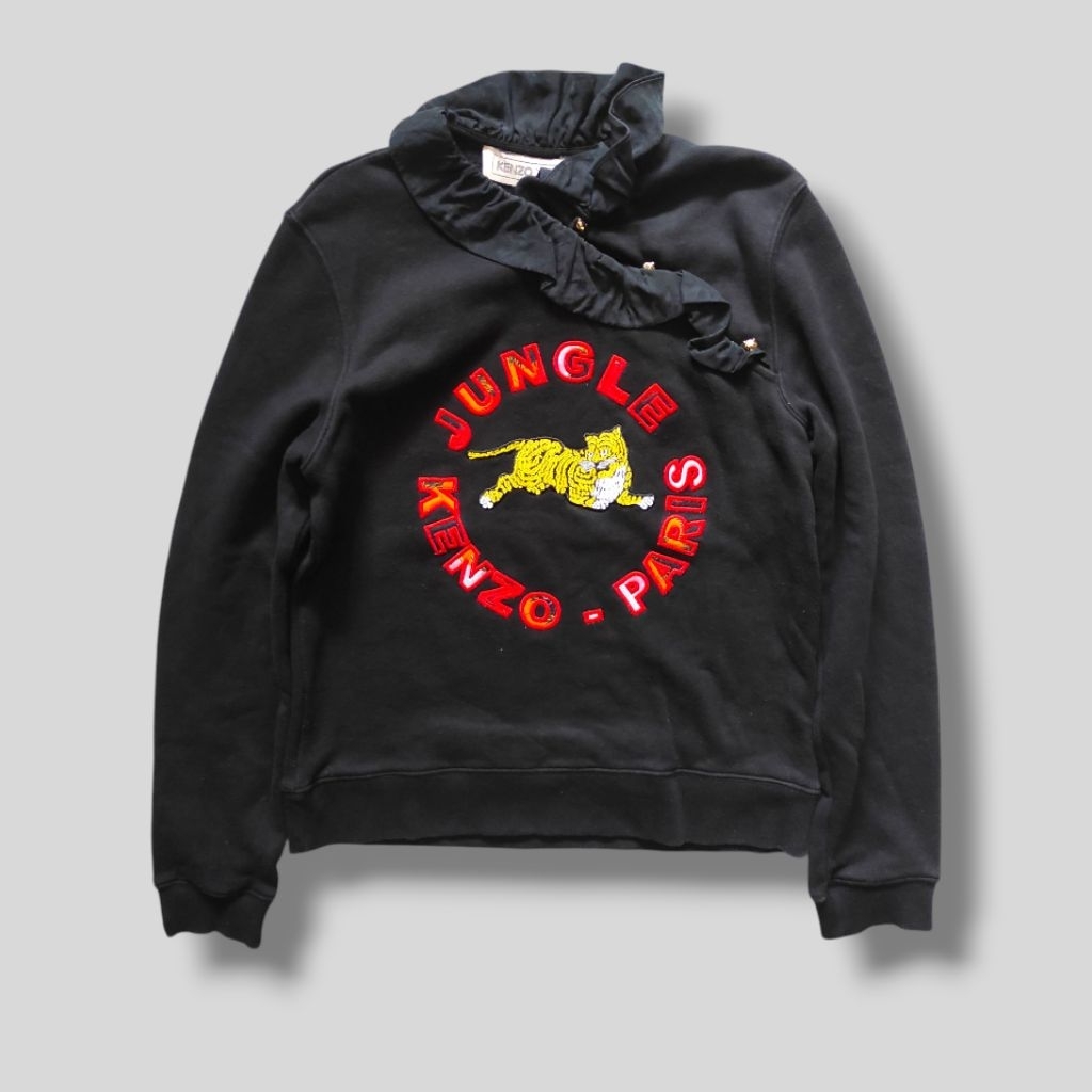 KENZO X H&M JUNGLE KENZO-PARIS (LIMITED EDITION) BLACK SHIRT ไซส์ S