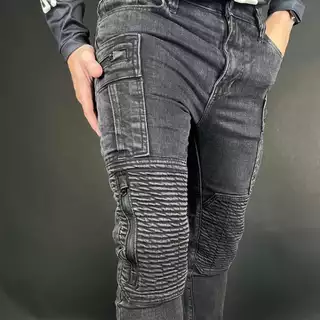 กางเกงการ์ด MANTA DENIM รุ่น FH SERIES เสริมกระเป๋าด้านข้างทรงคาร์โก้