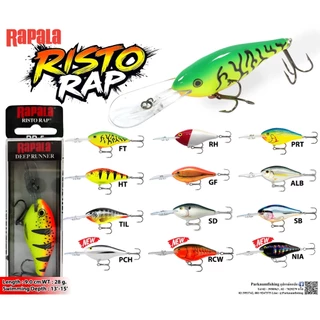 เหยื่อปลอม RAPALA RISTO RAP 7 ซม.,8 ซม. และ 9 ซม.