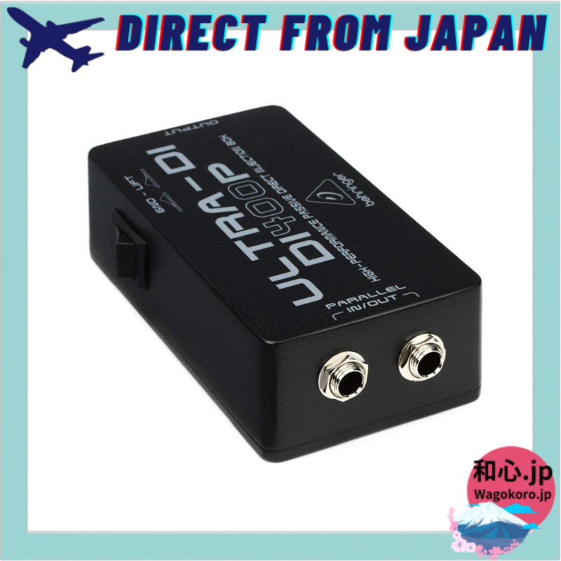 Behringer DI400P Direct Box, Passive Type, Compact Size, for Smartphones, Tablets, and Laptops【ส่งตร
