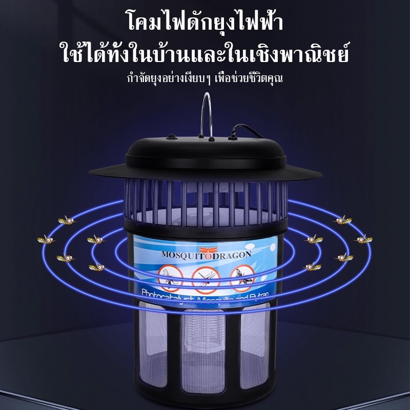 【KIJSIAM】เครื่องดักยุง เครื่องดักยุงขนาดใหญ่ กำลังแรง ใช้ได้ทั้งในบ้านและกลางแจ้ง ปลอดภัยต่อเด็กและสัตว์เล ครอบคลุม 200㎡ ราคา ถูกที่สุด ดีลบีเคเค แกลเลอรีภาพที่ 2
