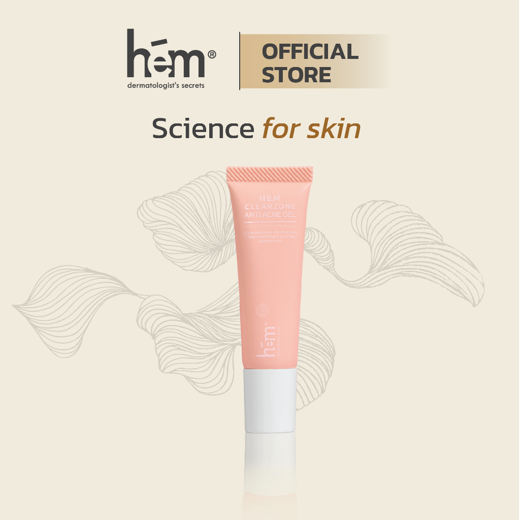 H.E.M CLEARZONE ANTI ACNE GEL เอช.อี.เอ็ม เคลียร์โซน แอคเน่ เจล 10 G