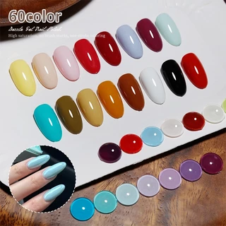 MAYDING สีทาเล็บเจล ขายดี ซีรีส์ Dazzle 60 เฉดสี LED/UV เงาแวววาวเหมือนแก้ว เนื้อละเอียดระดับนาโน ทาง่าย ทาลื่นในหนึ่ง