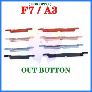 สําหรับ OPPO F7 A3 ปุ่มด้านข้างปรับระดับเสียงปุ่ม Flex Cable Keys ปุ่มปิดระดับเสียงขึ้นลงด้านข้างอะไหล่ทดแทน