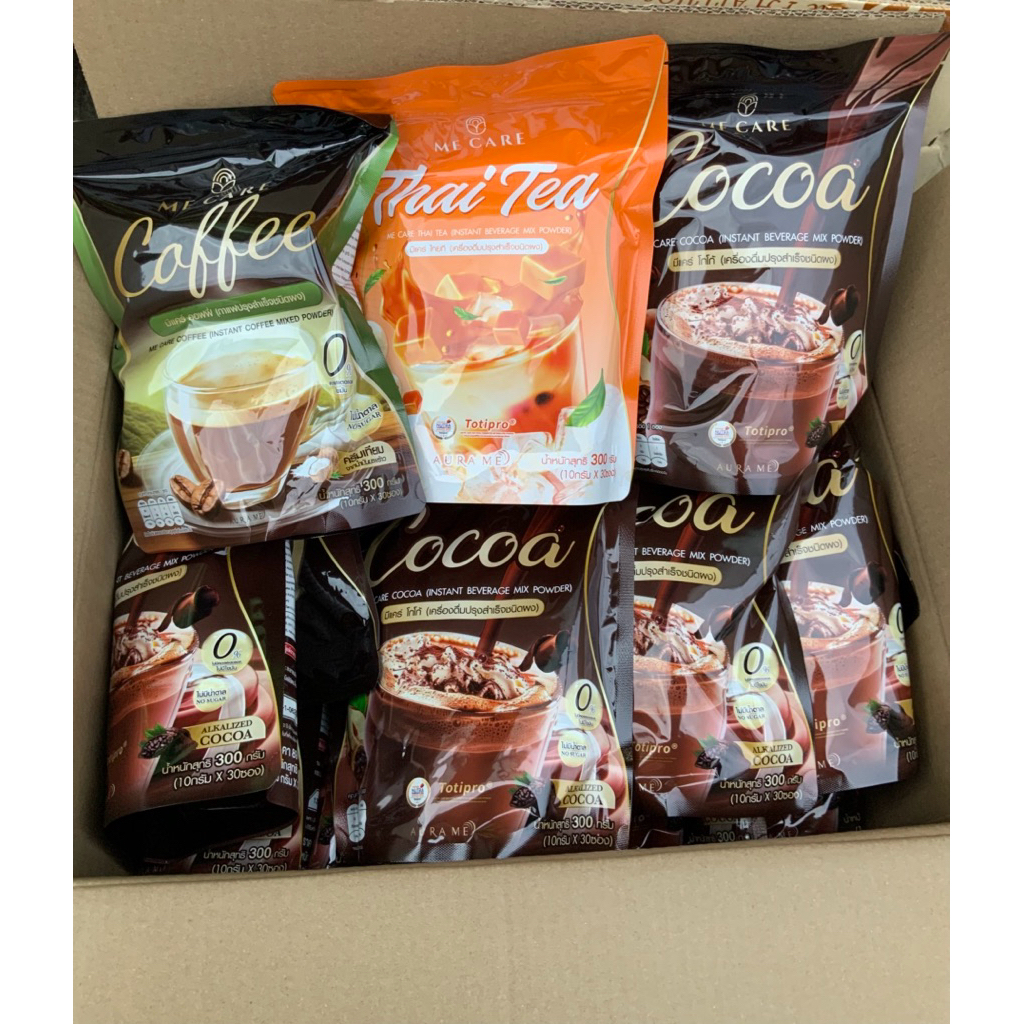 มีแคร์ คอฟฟี่ ME CARE โกโก้ กาแฟ มัทฉะลาเต้ ชาไทย มี30ซอง