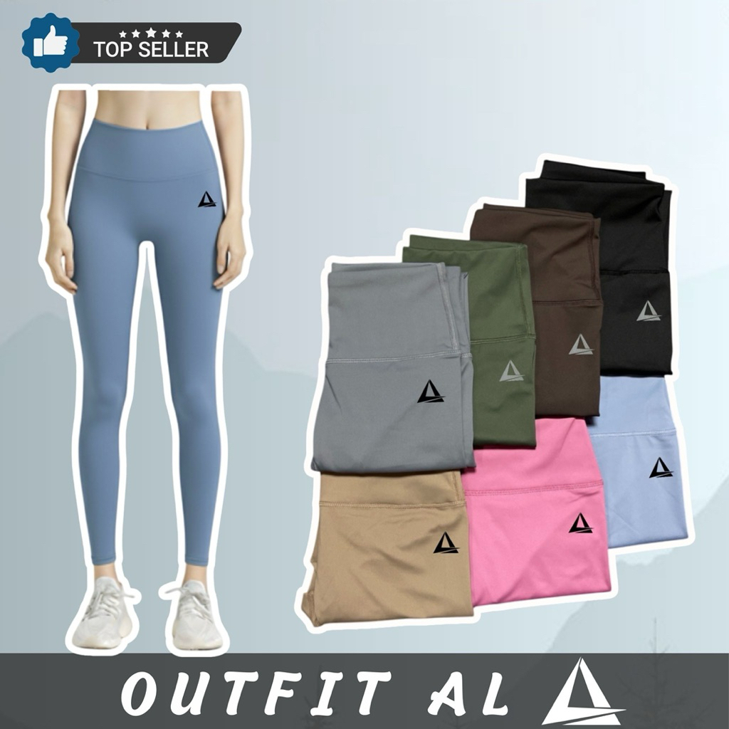 เลกกิ้งผู้หญิง ขายาวเอวสูง ออกกำลังกายหรือวิ่ง L51