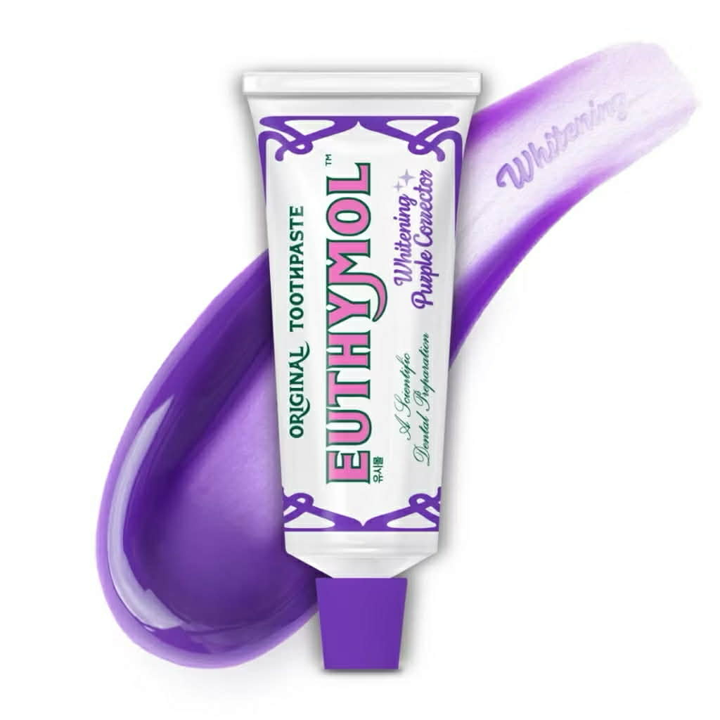[พร้อมส่ง] EUTHYMOL Whitening purple corrector Toothpaste ยาสีฟันไวท์เทนนิ่ง 106 กรัม
