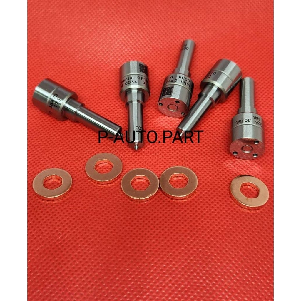 หัวฉีด M 0034  ใส่แต่ง ฟร์อด T6 Ford Mazda Bt50 pro 3.2 ครบชุดปลาย 5 ตัว+ แหวน​  ใส่แต่ง Ford ranger