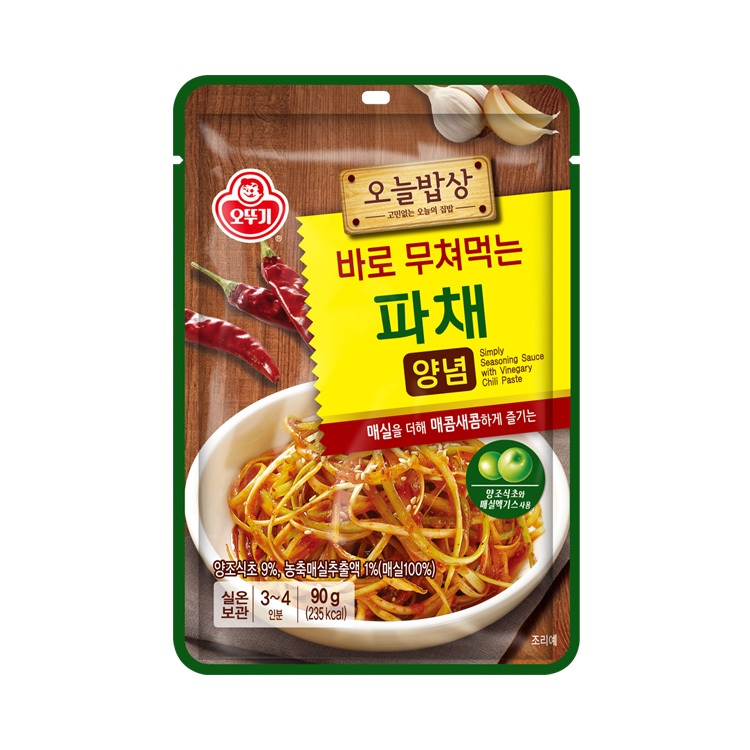 [ของแท้] 파채양념 Ottogi Seasoning Sauce with Vinegary Chili Paste (ซอสปรุงรสเปรี้ยวเผ็ดสำหรับสลัดเกาหลี) 90g