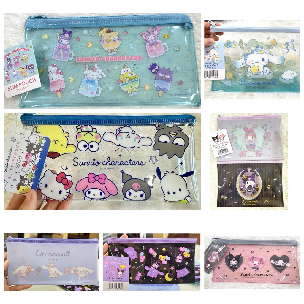 New❗️ลายใหม่เข้า กระเป๋าใส่ดินสอ กระเป๋าใส่ของ Sanrio นำเข้าจากญี่ปุ่น🎌
