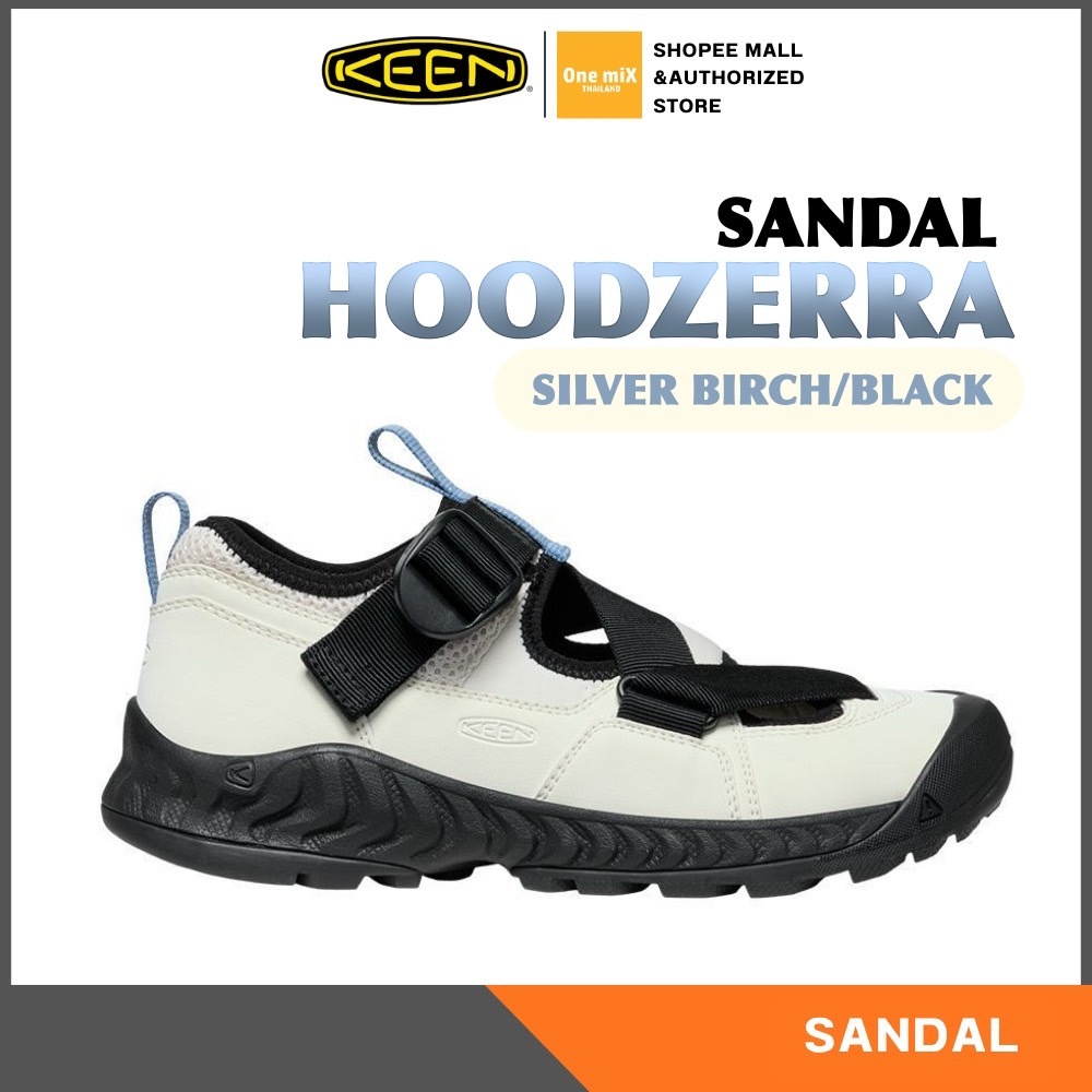 Keen (All Gender) Hoodzerra Sandal (SILVER BIRCH/BLACK) รองเท้ารัดส้น ได้ทั้งหญิงและชาย