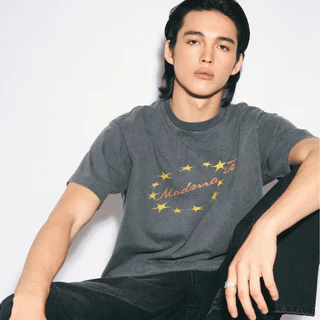 Madmatter - Orbit Script Tee เสื้อยืด คอกลม