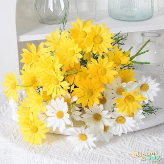 ดอกเดซี่ ดอกไม้ประดิษฐ์ ดอกไม้ไหม DIY ของแต่งบ้าน ของตกแต่งสำหรับถ่ายภาพ
