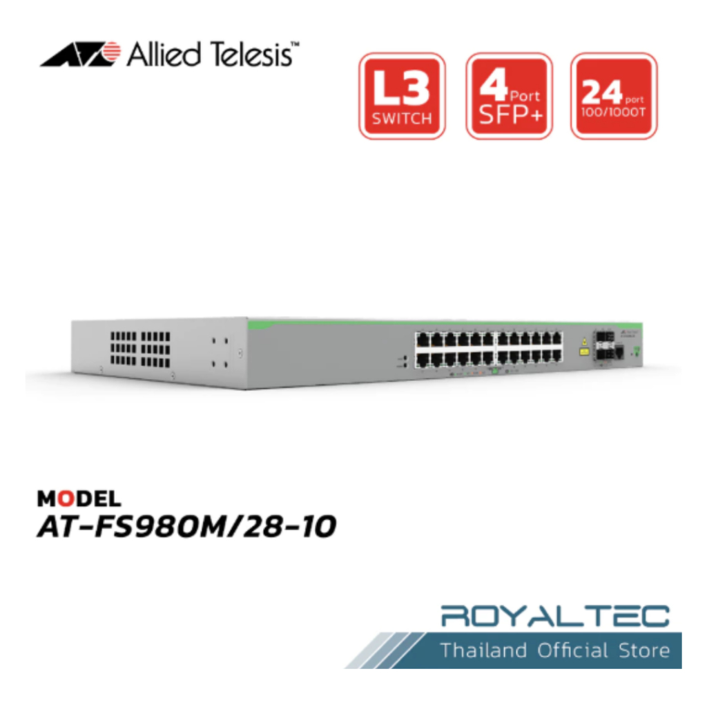 Allied Telesis Model AT-FS980M/28-10