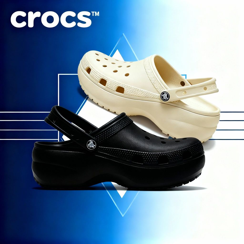 🚚 ส่งฟรี!・ส่งจากกรุงเทพ Crocs Classic Platform Clogรองเท้าแตะ พื้นหนา สูง 1.6 นิ