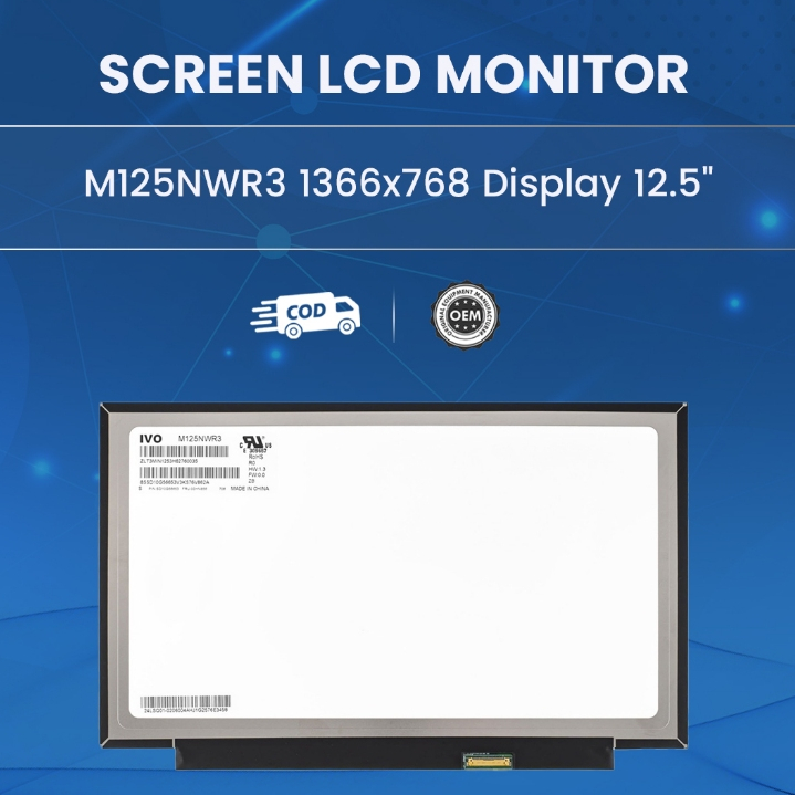 M125NWR3 1366x768 Display 12.5"