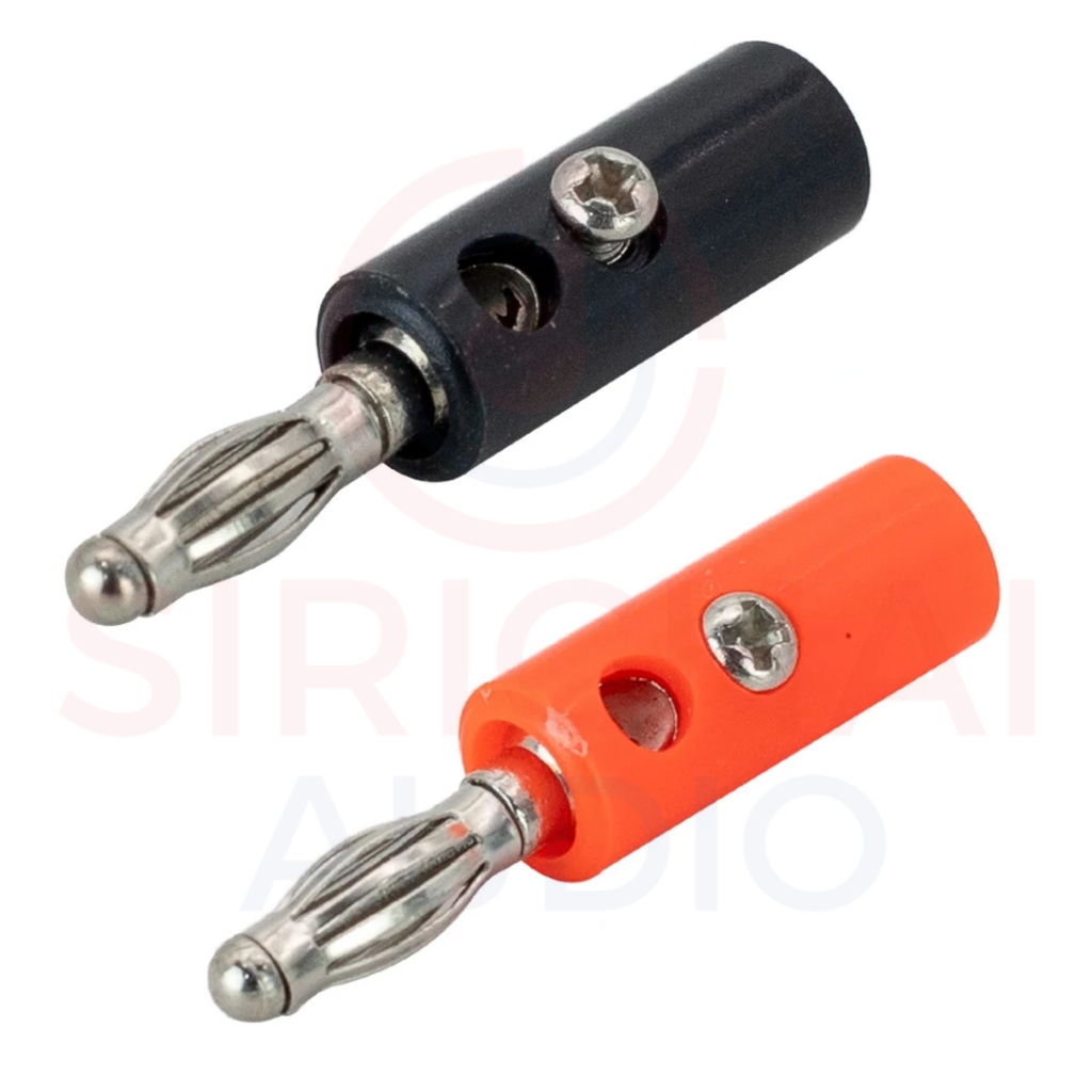 ปลั๊กอากาศกล้วย แกนเงิน ท้ายขันน๊อต