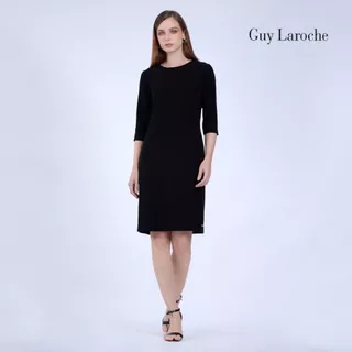 Guy laroche Super black ชุดเดรส ทรงสอบ สีดำ G9Z4BL