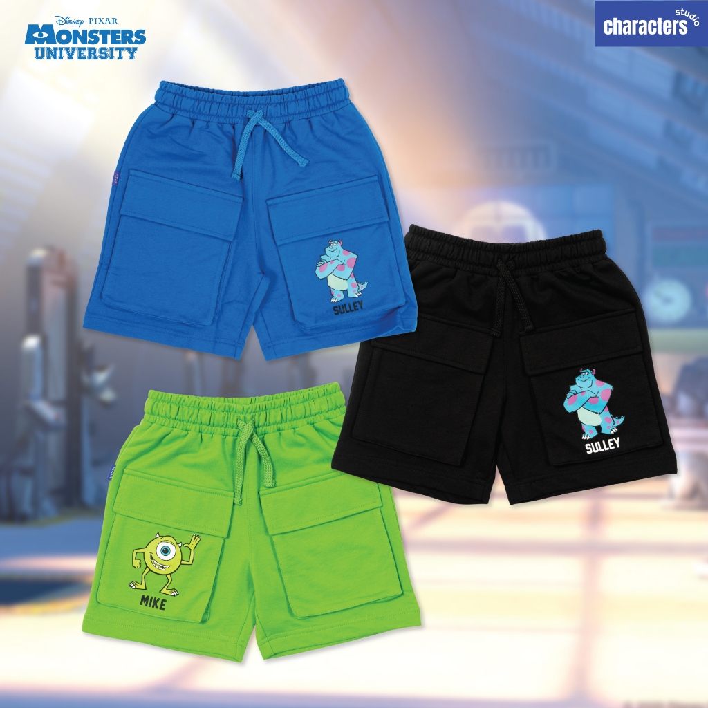 Disney  กางเกงเด็ก 3-9 ขวบ มอนสเตอร์ ลายไมค์&ซัลลี่ ผ้า Baby French Terry สินค้าลิขสิทธิ์แท้ Characters Studio