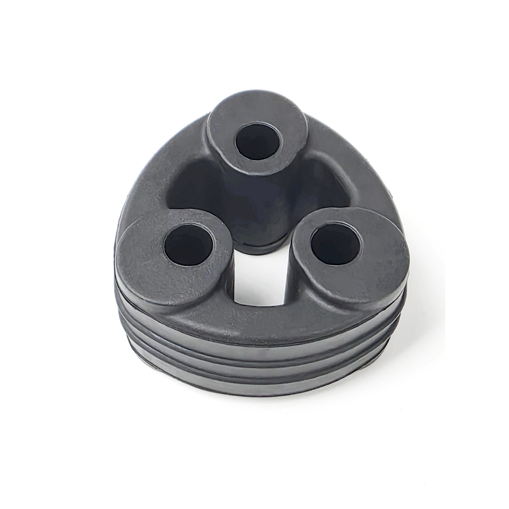 ยางยึดท่อไอเสีย 3 รู (หนาพิเศษ) ยางแขวนท่อไอเสีย บูชยางท่อไอเสีย ลดแรงสั่น กันกระแทก ทนความร้อน [ผลิตในไทย คุณภาพสูง)